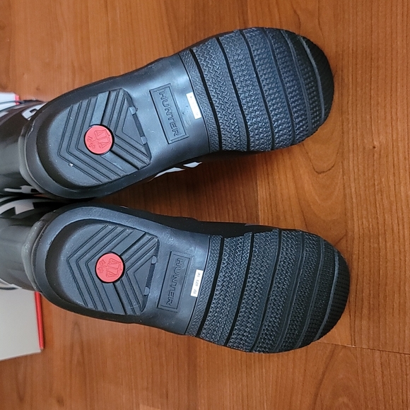 HUNTER Tall Exploded Logo Rain Boot Size 8 - Picture 6 of 11